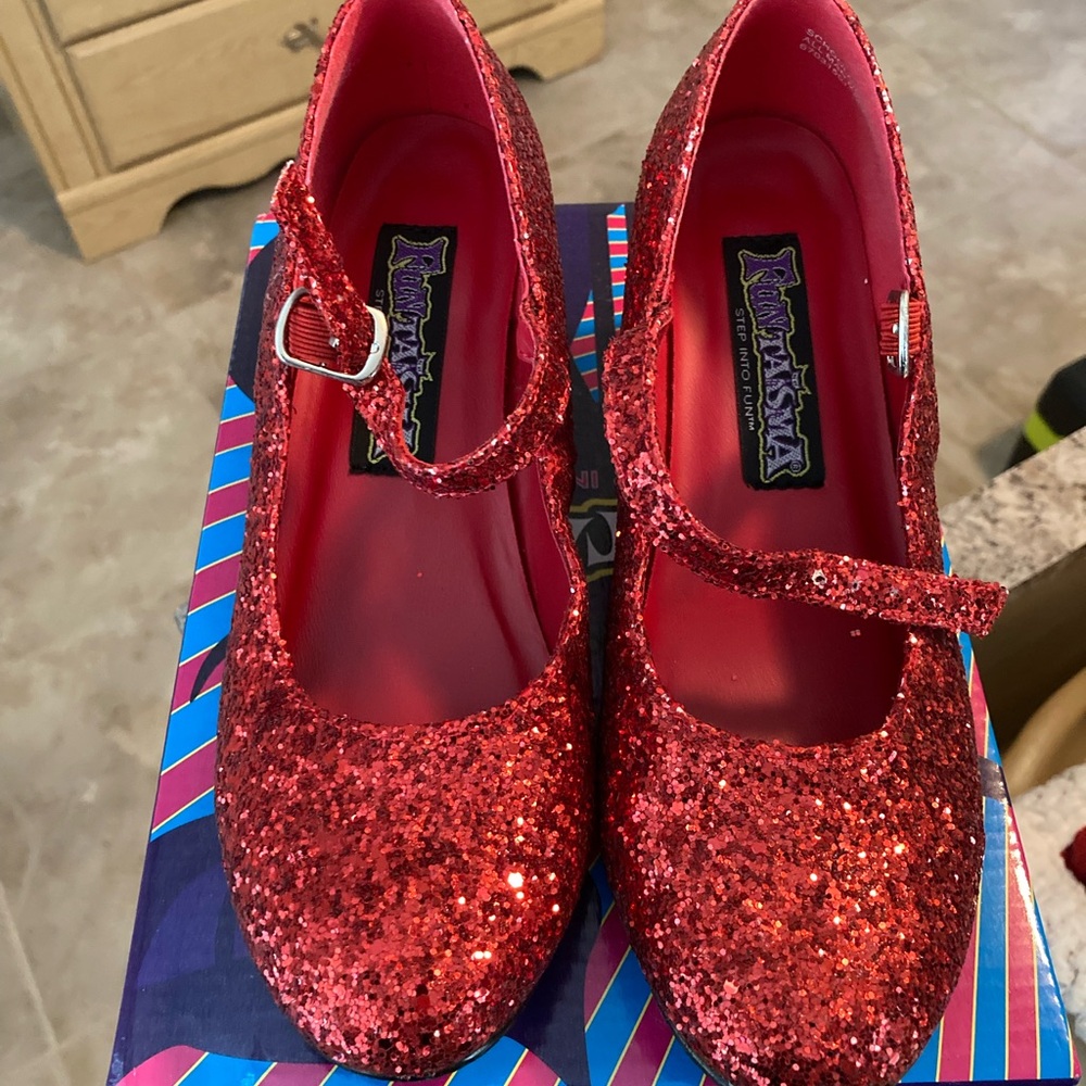 Funtasma Sparkling Ruby Heels